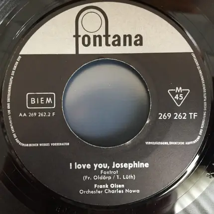 Frank Olsen - Clementine / I Love You, Josephine