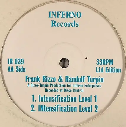 Frank Rizzo & Randolf Turpin - S.D.B. / Intensification Level 1&2