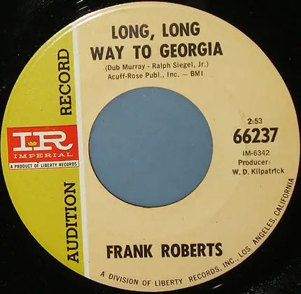 Frank Roberts - Long, Long Way To Georgia