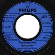7inch Vinyl Single - Frank Schöbel - Zwei Schöne Jahre