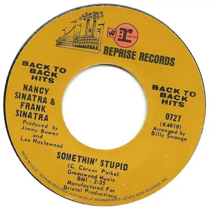 Frank Sinatra / Nancy Sinatra & Frank Sinatra - The World We Knew (Over And Over) / Somethin' Stupid