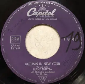 Frank Sinatra - Autumn In New York