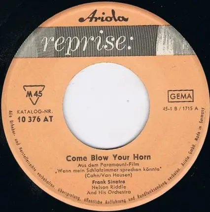 Frank Sinatra - Come Blow Your Horn