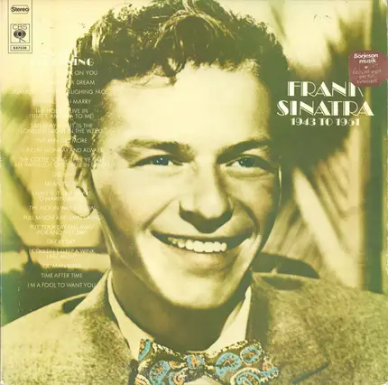 Frank Sinatra - In The Beginning 1943 To 1951