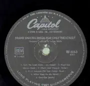 LP - Frank Sinatra - Sings For Only The Lonely