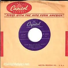 Frank Sinatra With Nelson Riddle And His Orchestra - Same Old Saturday Night / Fairy Tale