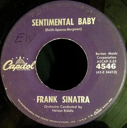 Frank Sinatra - My Blue Heaven / Sentimental Baby