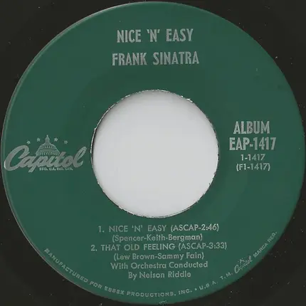 Frank Sinatra - Nice 'n Easy (Part 1)