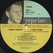 LP - Frank Sinatra - A Man Alone (& Other Songs Of Rod McKuen)