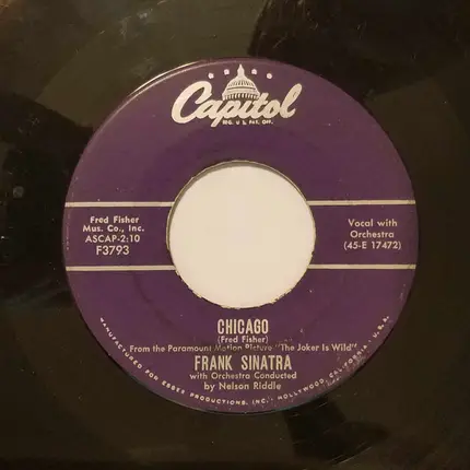 Frank Sinatra - All The Way / Chicago