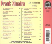 CD - Frank Sinatra - All Or Nothing At All