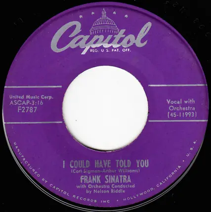 Frank Sinatra - Don't Worry About Me