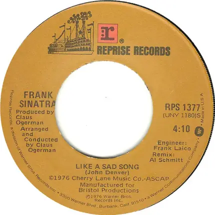 Frank Sinatra - Dry Your Eyes