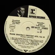LP - Frank Sinatra - Frank Sinatra's Greatest Hits Vol. 3 - Promo