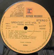 LP - Frank Sinatra - Frank Sinatra's Greatest Hits, Vol.3