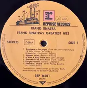 LP - Frank Sinatra - Frank Sinatra's Greatest Hits
