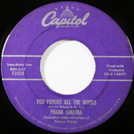 Frank Sinatra - Hey! Jealous Lover