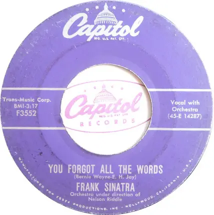 Frank Sinatra - Hey! Jealous Lover