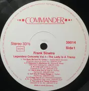 LP - Frank Sinatra - Legendary Concerts Vol. 1 The Lady Is A Tramp