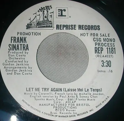 Frank Sinatra - Let Me Try Again (Laisse Moi Le Temps)
