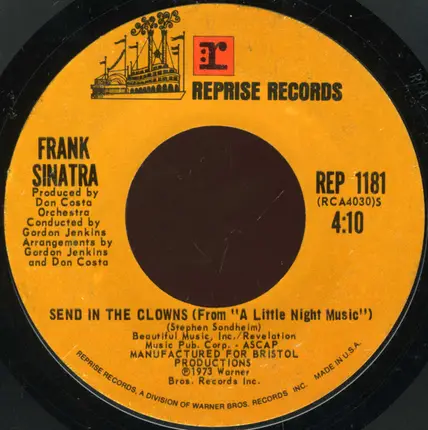 Frank Sinatra - Let Me Try Again / Send In The Clowns