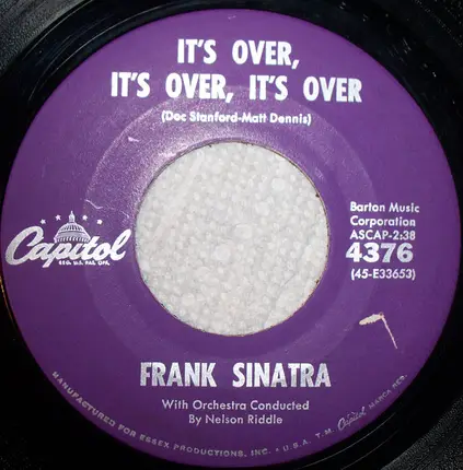 Frank Sinatra - River, Stay 'Way From My Door