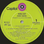 LP - Frank Sinatra - Swing Easy! And Songs For Young Lovers - Mono + Insert