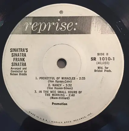 Frank Sinatra - Sinatra's Sinatra (Part 1)