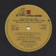 LP - Frank Sinatra - Sings Days Of Wine And Roses, Moon River, And Other Academy Award Winners