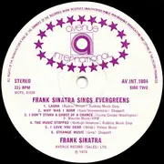 LP - Frank Sinatra - Sings Evergreens Vol.4