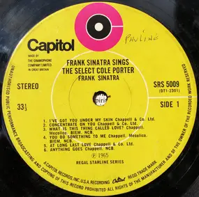 Frank Sinatra - Sings The Select Cole Porter