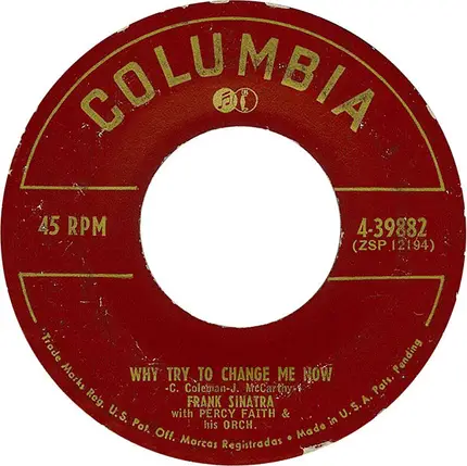 Frank Sinatra - The Birth Of The Blues / Why Try To Change Me Now