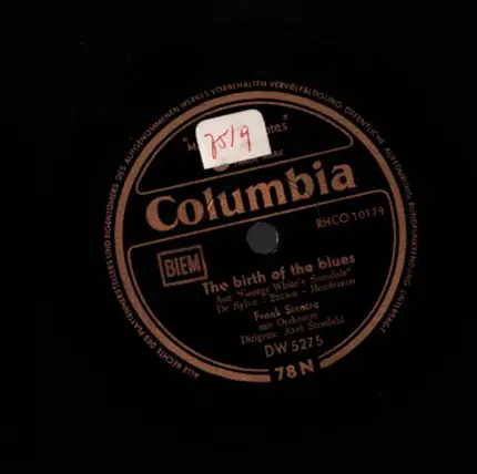 Frank Sinatra - The Birth Of The Blues / Why Try To Change Me Now