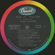 LP - Frank Sinatra - This Is Sinatra Volume Two - Duophonic