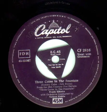Frank Sinatra - Three Coins In The Fountain