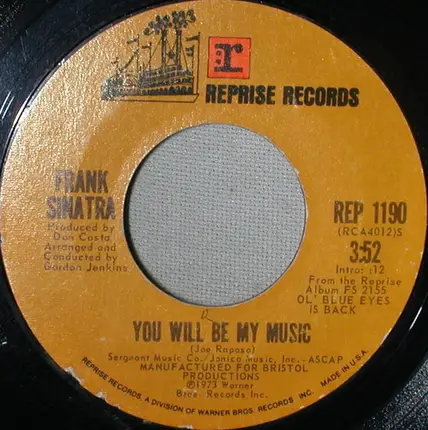 Frank Sinatra - Winners / You Will Be My Music