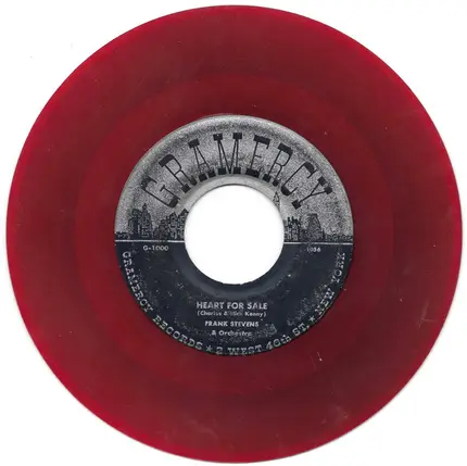 Frank Stevens & Orchestra - Heart For Sale / Never Leave Me