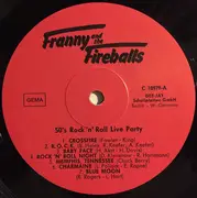 LP - Franny And The Fireballs - Franny and the Fireballs - 50's Rock'n' Roll Live Party