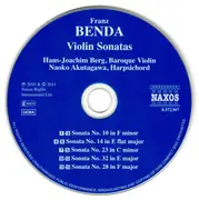 CD - František Benda - Violin Sonatas