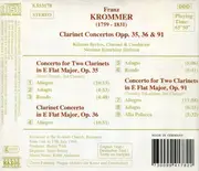 CD - Berkes - Krommer: Klarinettenkonzerte Op. 35, 36 und 91