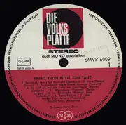 LP - Franz Thon Und Sein Orchester - Franz Thon Bittet Zum Tanz