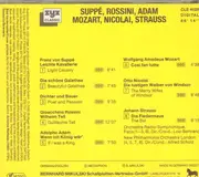 CD - Franz von Suppé , Gioacchino Rossini , Adolphe C. Adam , Wolfgang Amadeus Mozart , - Suppé, Rossini, Adam, Mozart, Nicolai, Strauss