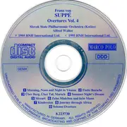 CD - Franz von Suppé , Slovak State Philharmonic Orchestra, Košice , Alfred Walter - Overtures Volume 4