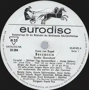 10'' - Franz von Suppé ; Rudolf Schock , Renate Holm , Rupert Glawitsch , Der Günther-Arndt-Chor , Berline - Boccaccio (Großer Querschnitt)
