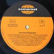 LP - Franz Weckauf , Ludwig Sebus , Sascha Kerz , Toni , Karl Golgowsky , Fritz Weber , Renate , Don Geo - Karneval-Hitparade