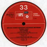 LP - Richter / Graupner / Querfurth / Haydn - Virtuose Trompetenkonzerte Aus Barock Und Rokoko (Don Smithers)