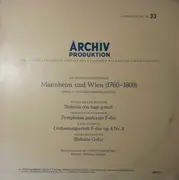 LP - Richter / Cannabich / Stamitz / Holzbauer - Sinfonia Con Fuga G-moll / Symphonia Pastorale F-dur / Orchesterquartett F-dur Op.4 N°4 / Sinfonia G-dur - Gatefold