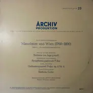 Richter / Cannabich / Stamitz / Holzbauer - Sinfonia Con Fuga G-moll / Symphonia Pastorale F-dur / Orchesterquartett F-dur Op.4 N°4 / Sinfonia