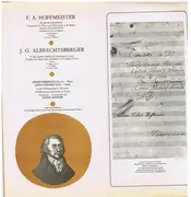 LP - F.A. Hoffmeister / J.G. Albrechtsberger - Flötenkonzert D-Dur • Partita In F - Gatefold