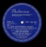 LP - Hoffmeister / L.V Beethoven - Piano Concerto In D Major Op. 24 / Rondo Op. Posthume In B Flat Major (Blumental)